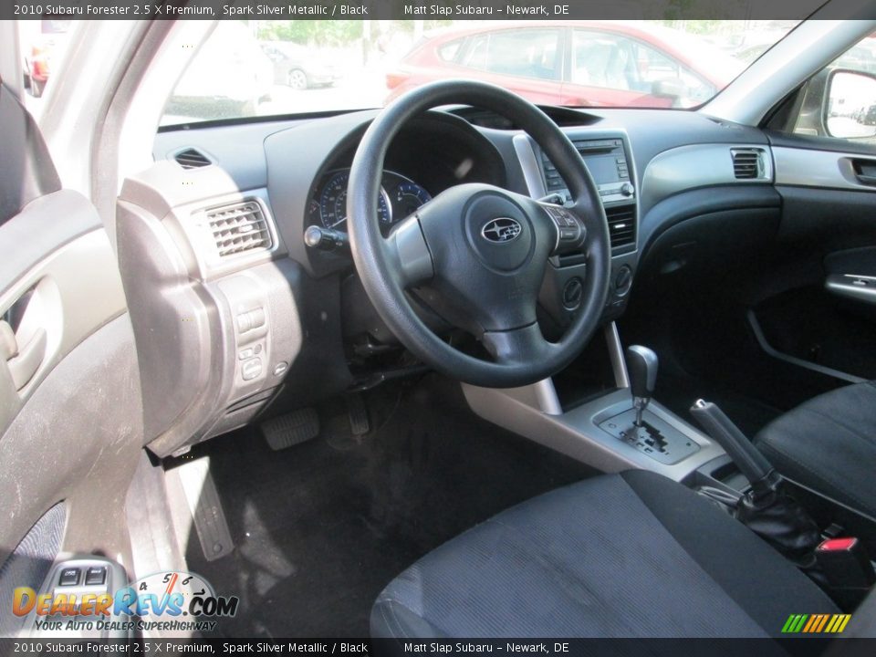 2010 Subaru Forester 2.5 X Premium Spark Silver Metallic / Black Photo #11