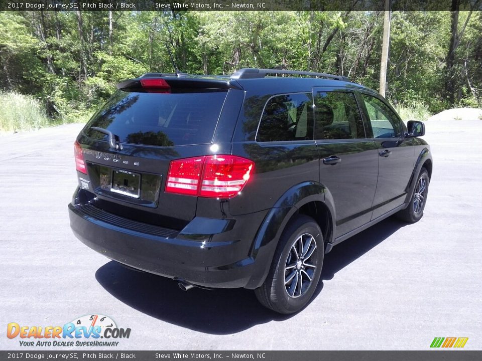 2017 Dodge Journey SE Pitch Black / Black Photo #6