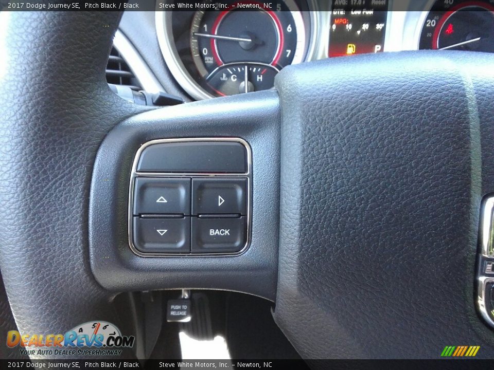 2017 Dodge Journey SE Pitch Black / Black Photo #14