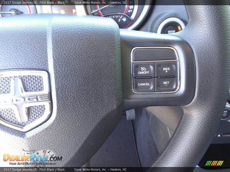 2017 Dodge Journey SE Pitch Black / Black Photo #15