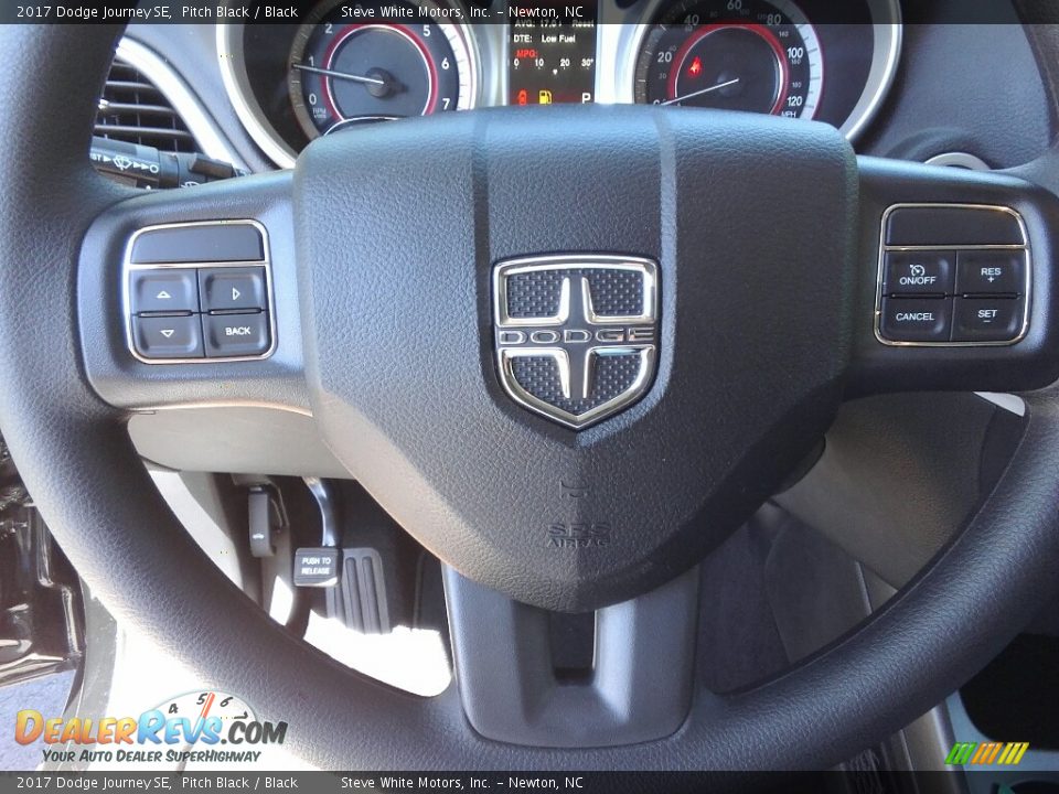 2017 Dodge Journey SE Pitch Black / Black Photo #16