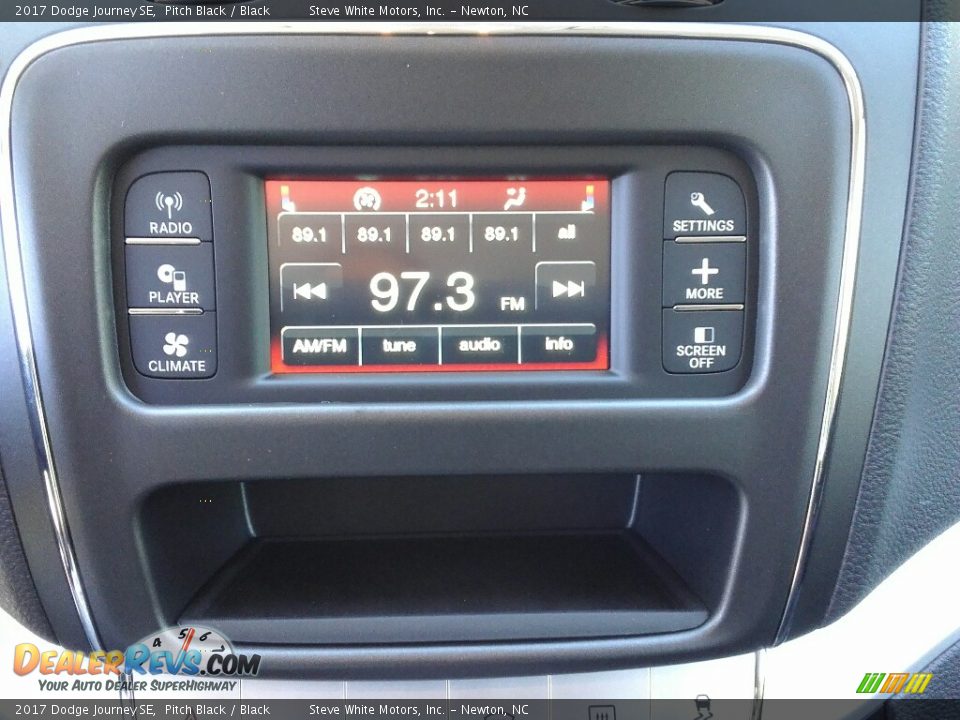 2017 Dodge Journey SE Pitch Black / Black Photo #18