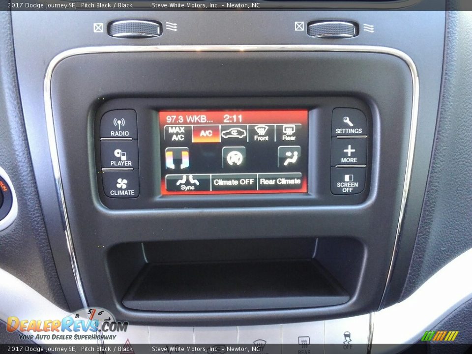 2017 Dodge Journey SE Pitch Black / Black Photo #19