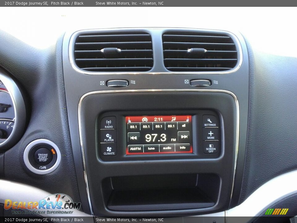 2017 Dodge Journey SE Pitch Black / Black Photo #20