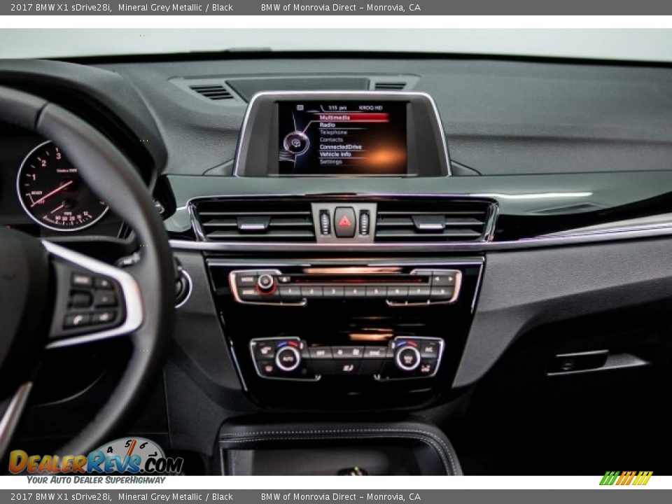 2017 BMW X1 sDrive28i Mineral Grey Metallic / Black Photo #5