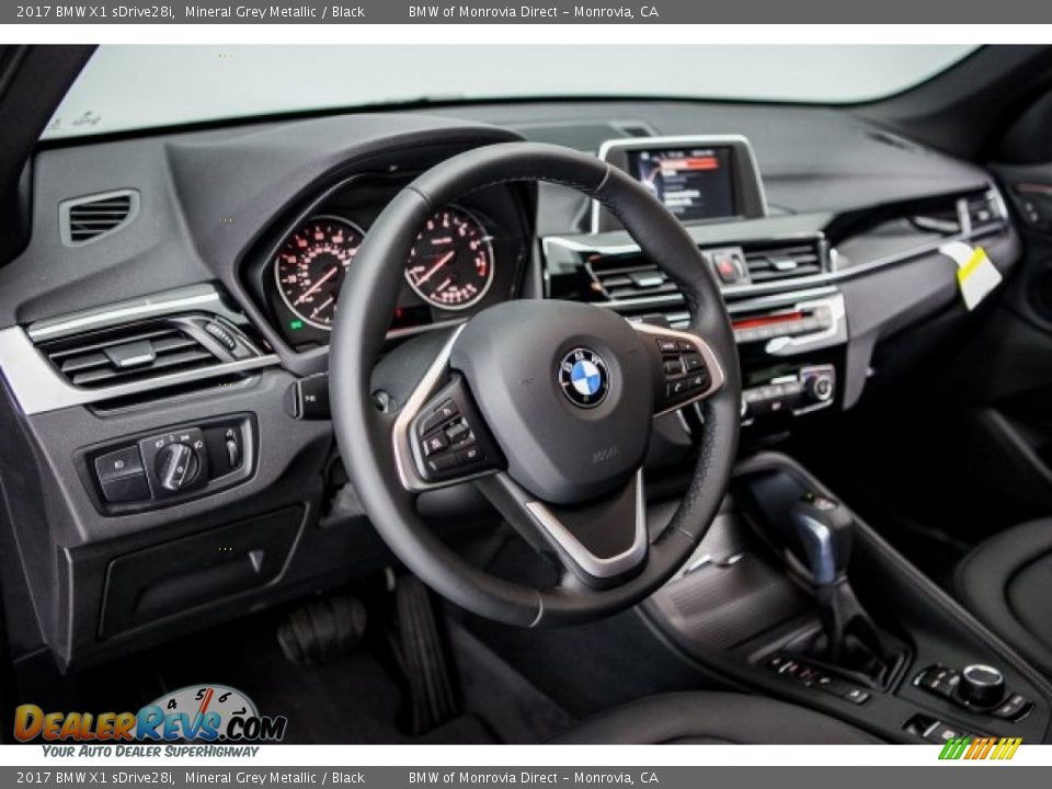 2017 BMW X1 sDrive28i Mineral Grey Metallic / Black Photo #6