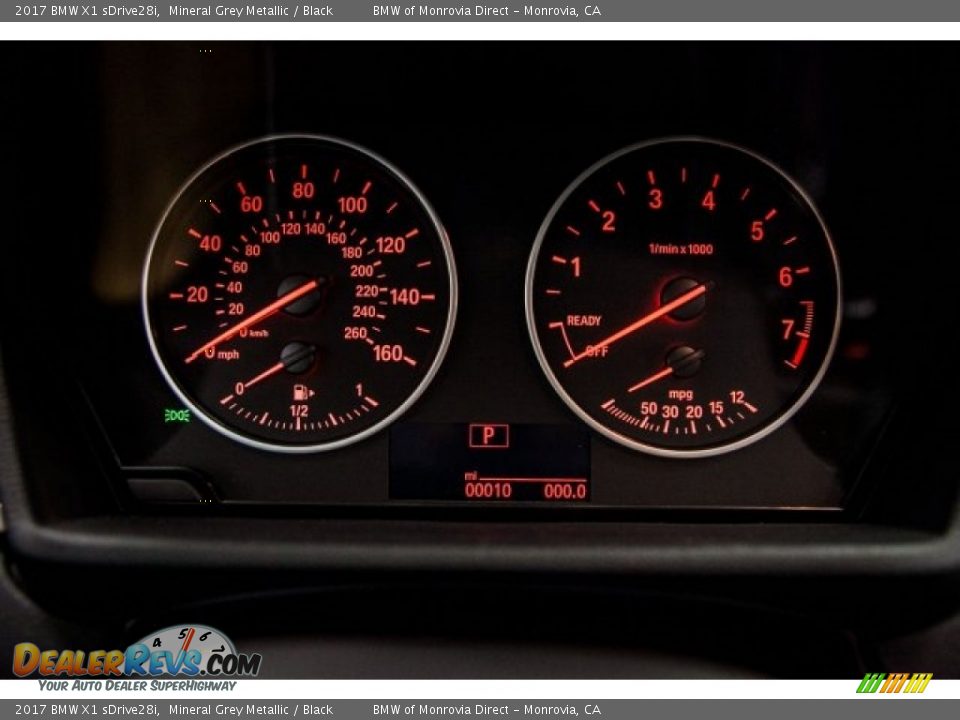 2017 BMW X1 sDrive28i Mineral Grey Metallic / Black Photo #7