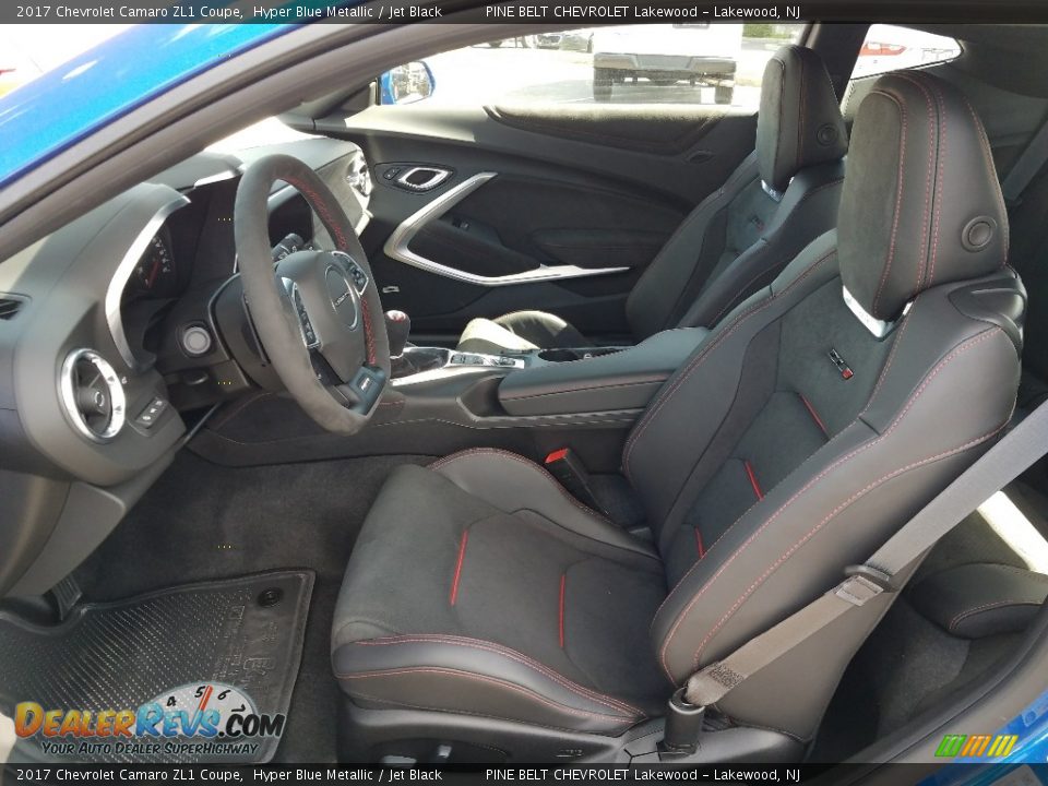 Jet Black Interior - 2017 Chevrolet Camaro ZL1 Coupe Photo #6