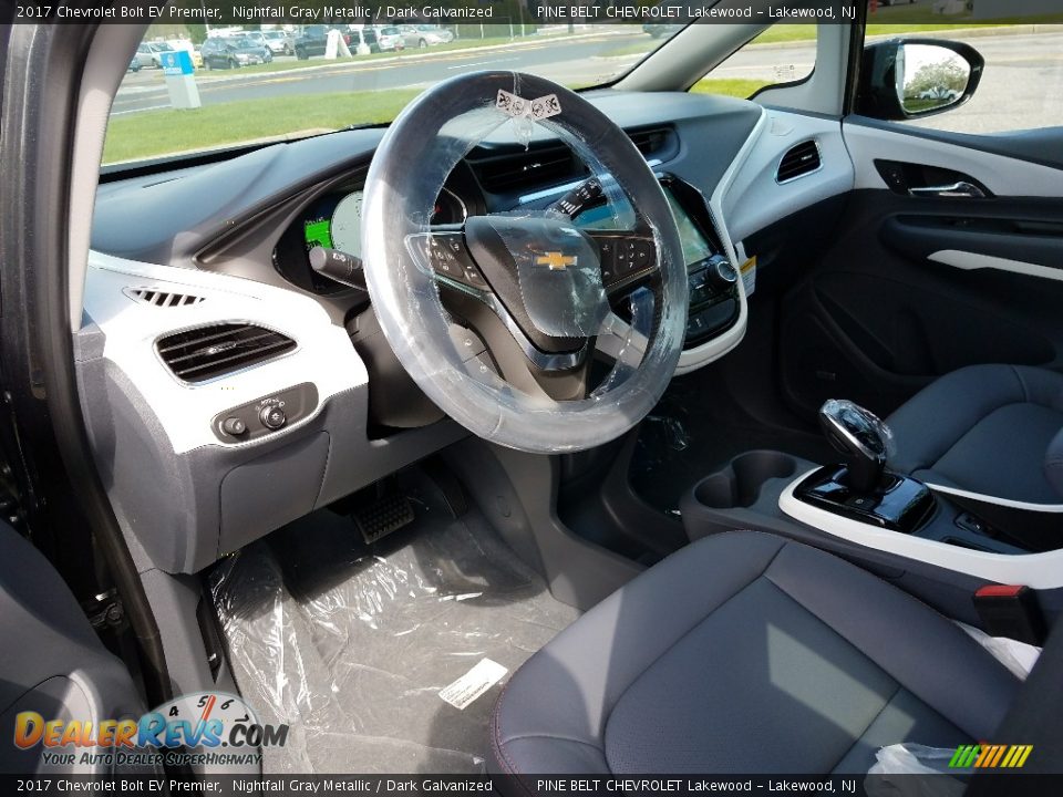 Dark Galvanized Interior - 2017 Chevrolet Bolt EV Premier Photo #7