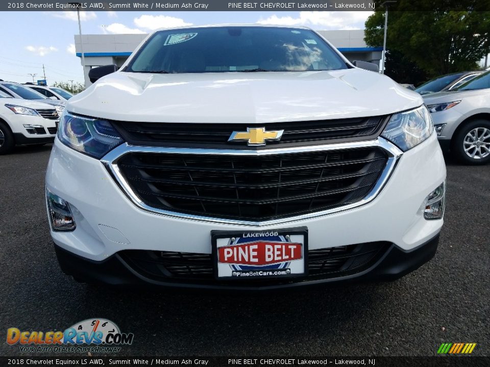 2018 Chevrolet Equinox LS AWD Summit White / Medium Ash Gray Photo #2