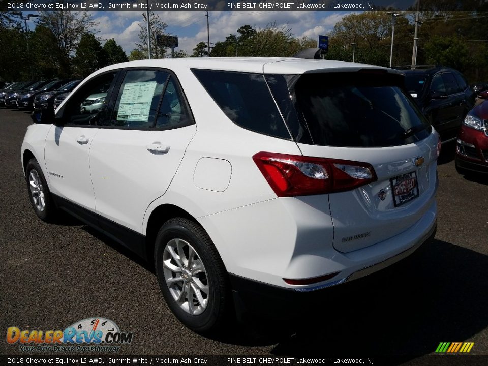 2018 Chevrolet Equinox LS AWD Summit White / Medium Ash Gray Photo #4