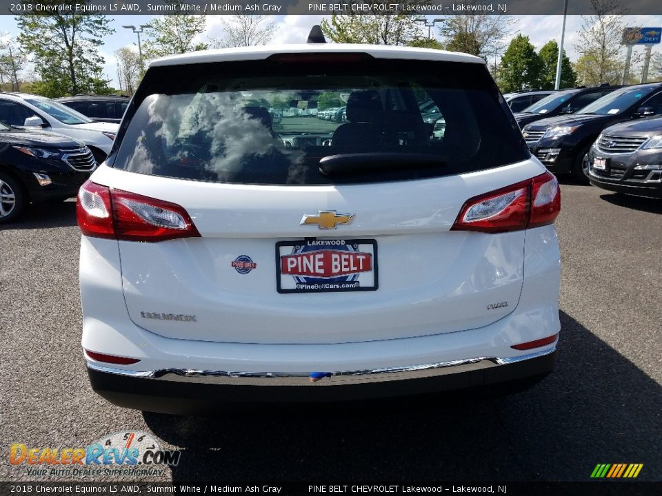 2018 Chevrolet Equinox LS AWD Summit White / Medium Ash Gray Photo #5