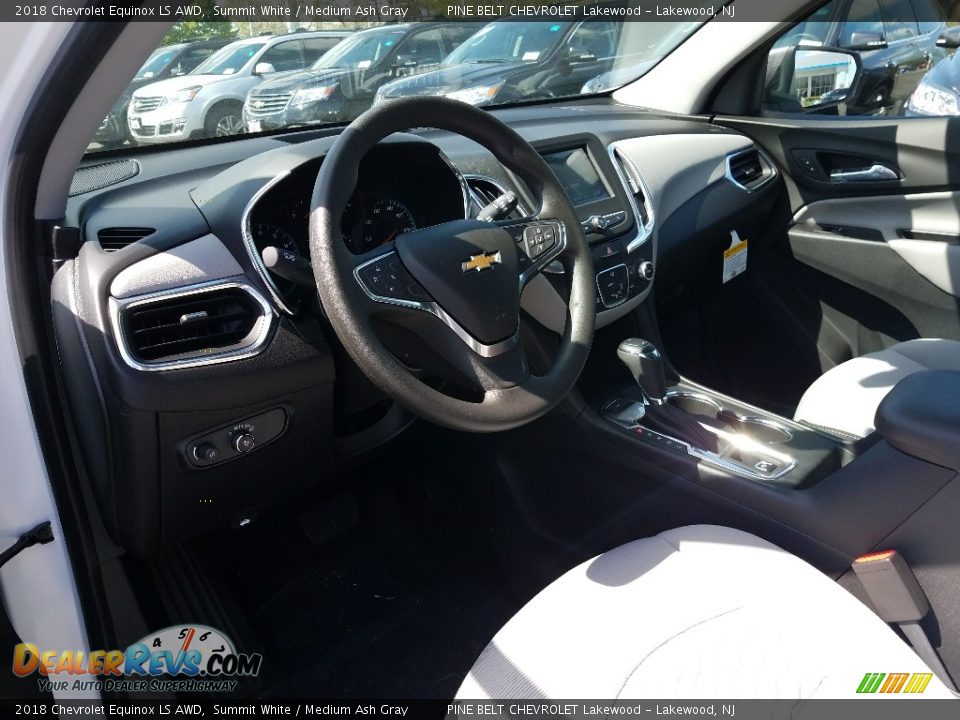 2018 Chevrolet Equinox LS AWD Summit White / Medium Ash Gray Photo #7