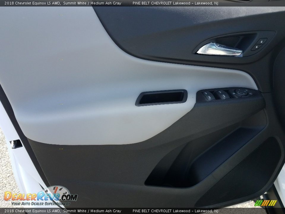 2018 Chevrolet Equinox LS AWD Summit White / Medium Ash Gray Photo #8
