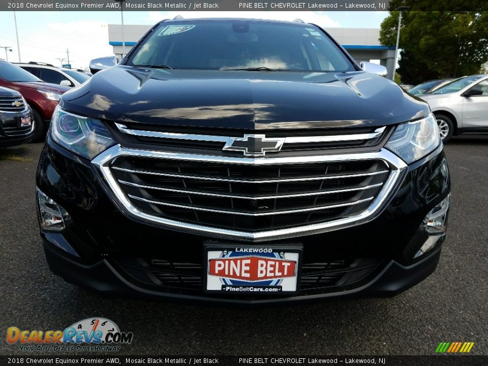 2018 Chevrolet Equinox Premier AWD Mosaic Black Metallic / Jet Black Photo #2