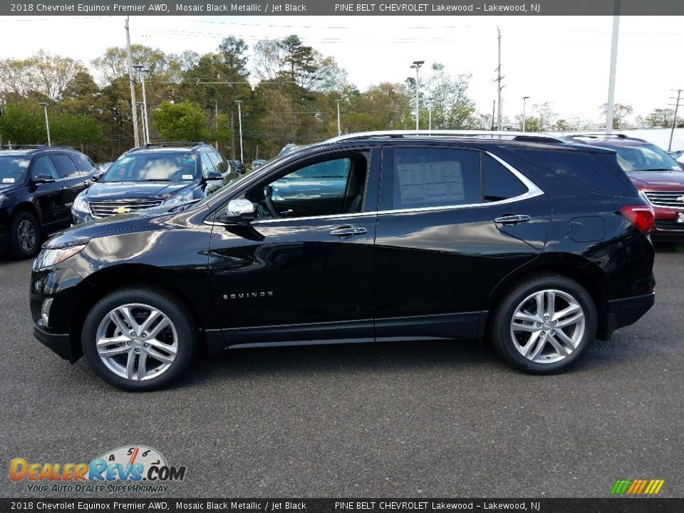 2018 Chevrolet Equinox Premier AWD Mosaic Black Metallic / Jet Black Photo #3