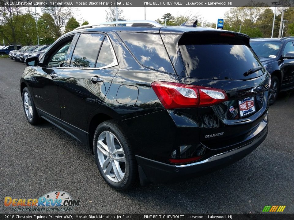 2018 Chevrolet Equinox Premier AWD Mosaic Black Metallic / Jet Black Photo #4