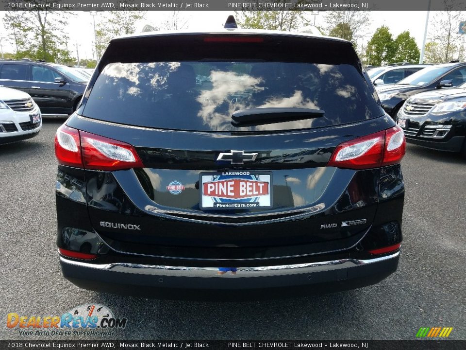 2018 Chevrolet Equinox Premier AWD Mosaic Black Metallic / Jet Black Photo #5