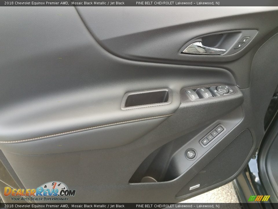 2018 Chevrolet Equinox Premier AWD Mosaic Black Metallic / Jet Black Photo #8