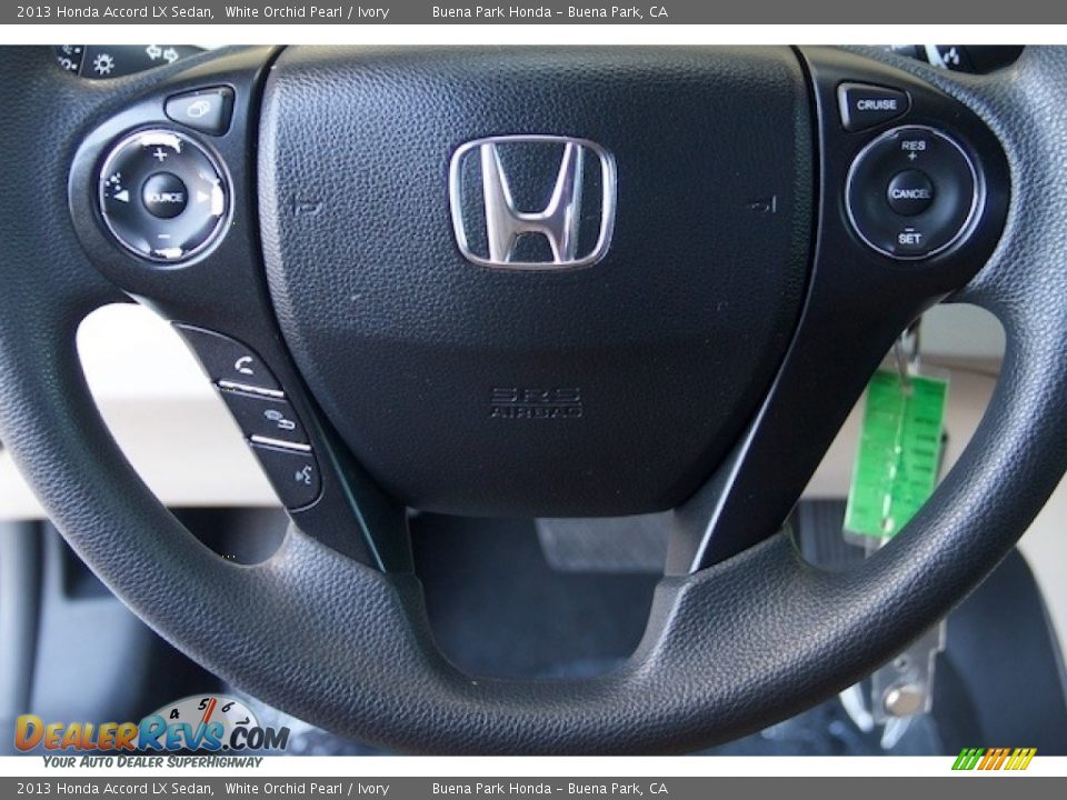 2013 Honda Accord LX Sedan White Orchid Pearl / Ivory Photo #11