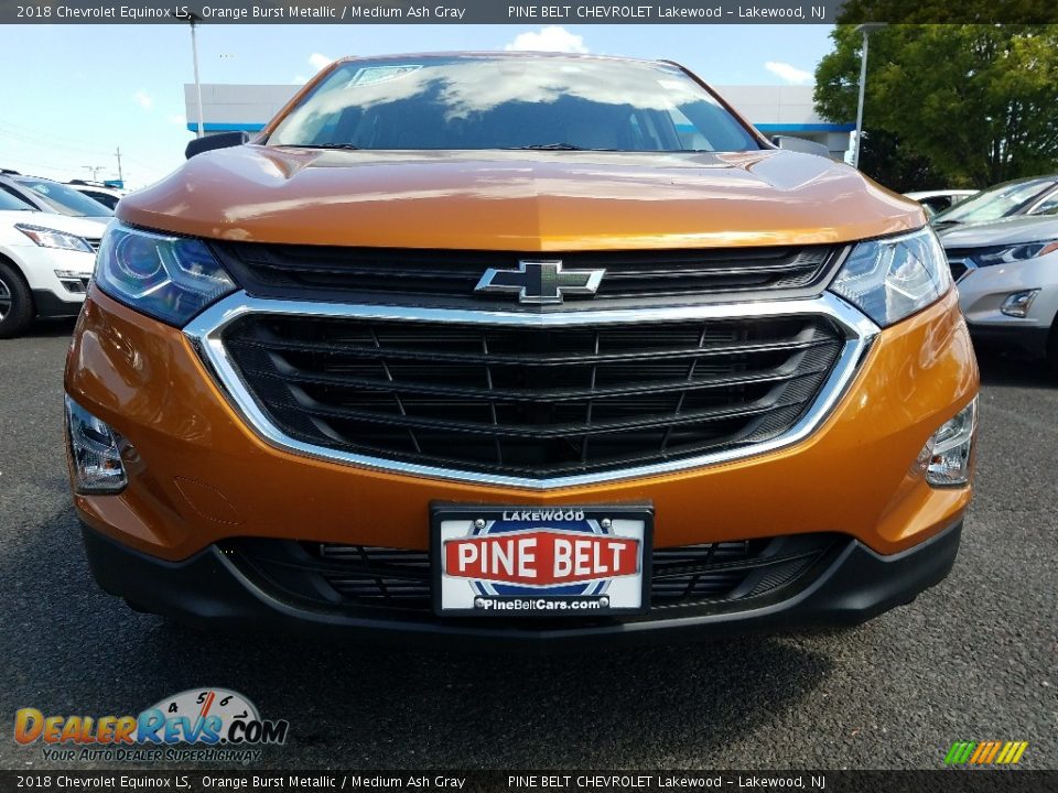 2018 Chevrolet Equinox LS Orange Burst Metallic / Medium Ash Gray Photo #2