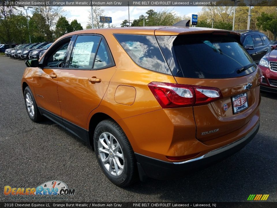 2018 Chevrolet Equinox LS Orange Burst Metallic / Medium Ash Gray Photo #4
