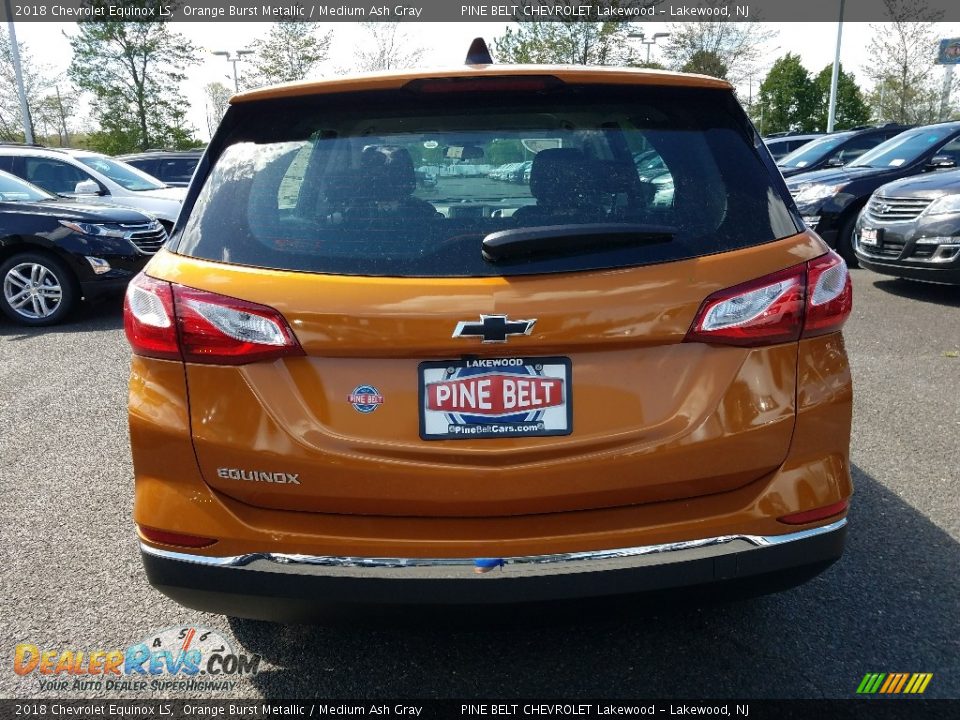 2018 Chevrolet Equinox LS Orange Burst Metallic / Medium Ash Gray Photo #5