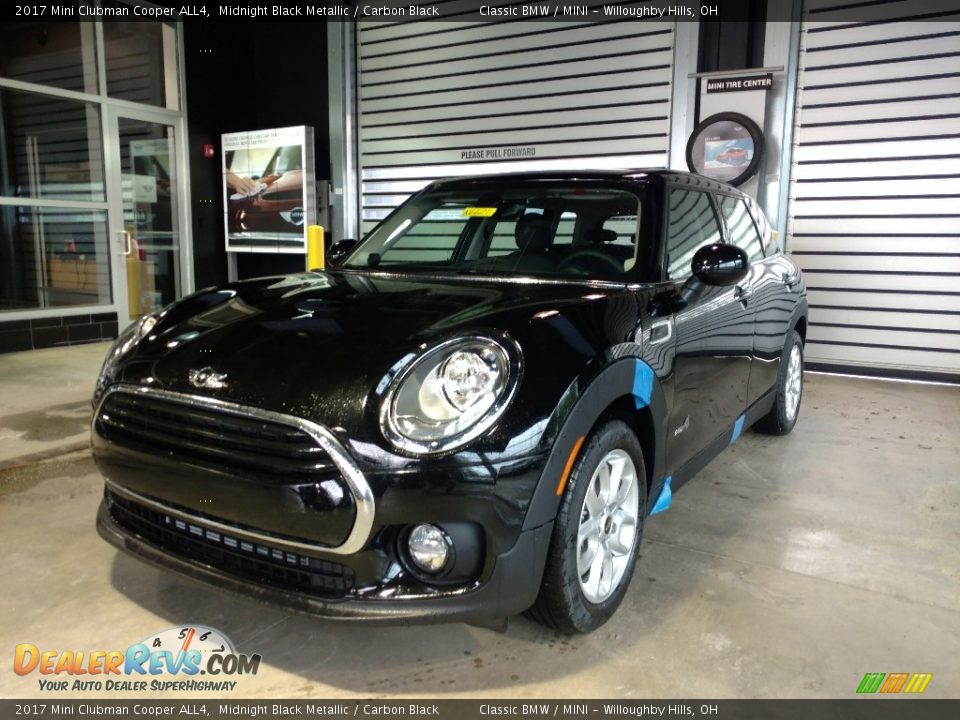 2017 Mini Clubman Cooper ALL4 Midnight Black Metallic / Carbon Black Photo #2