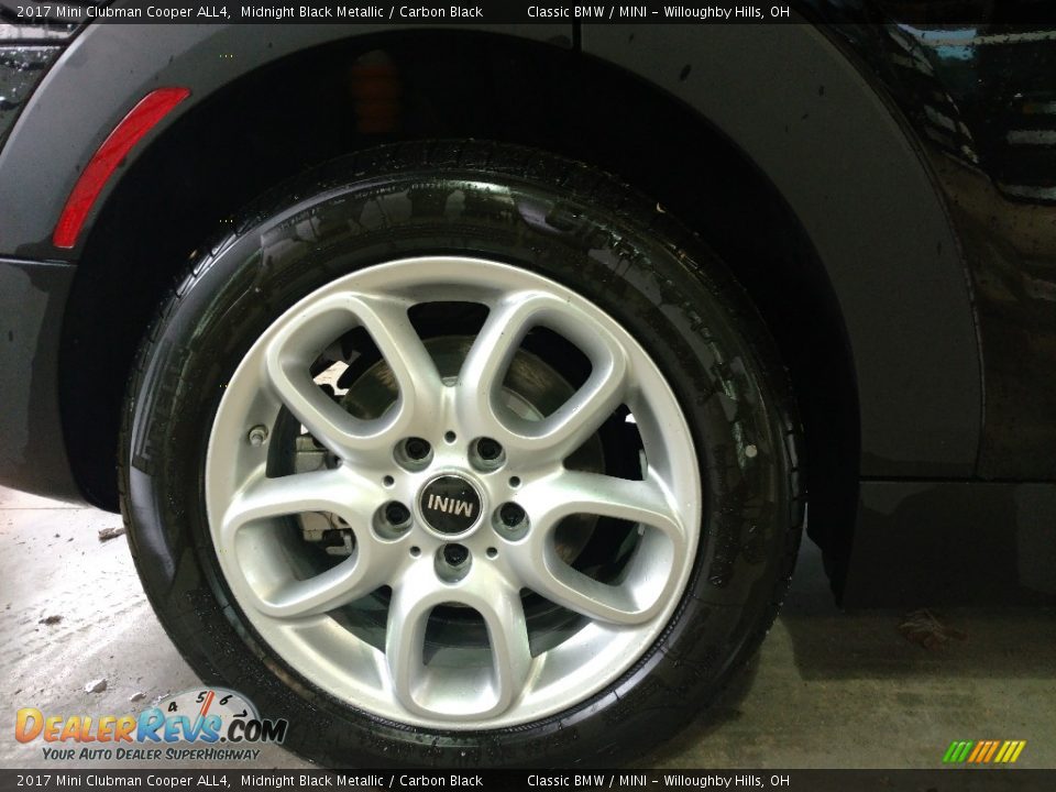 2017 Mini Clubman Cooper ALL4 Midnight Black Metallic / Carbon Black Photo #4