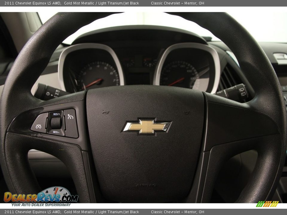 2011 Chevrolet Equinox LS AWD Gold Mist Metallic / Light Titanium/Jet Black Photo #6