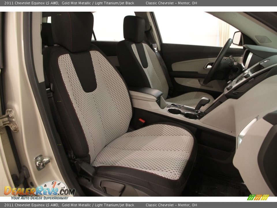 2011 Chevrolet Equinox LS AWD Gold Mist Metallic / Light Titanium/Jet Black Photo #11