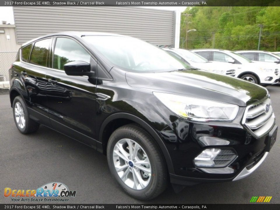 2017 Ford Escape SE 4WD Shadow Black / Charcoal Black Photo #3