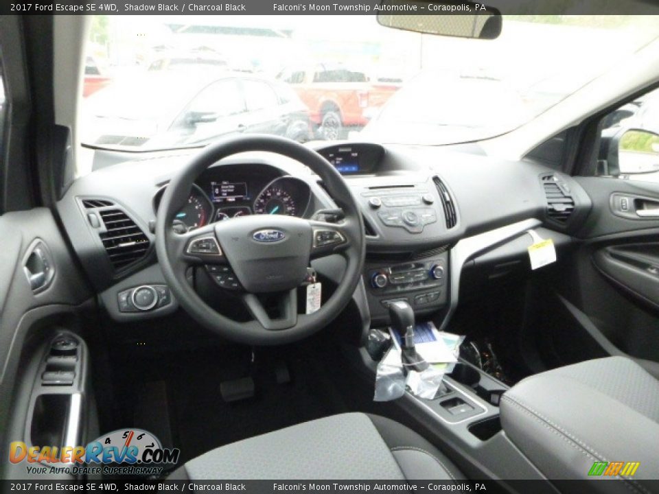 2017 Ford Escape SE 4WD Shadow Black / Charcoal Black Photo #9
