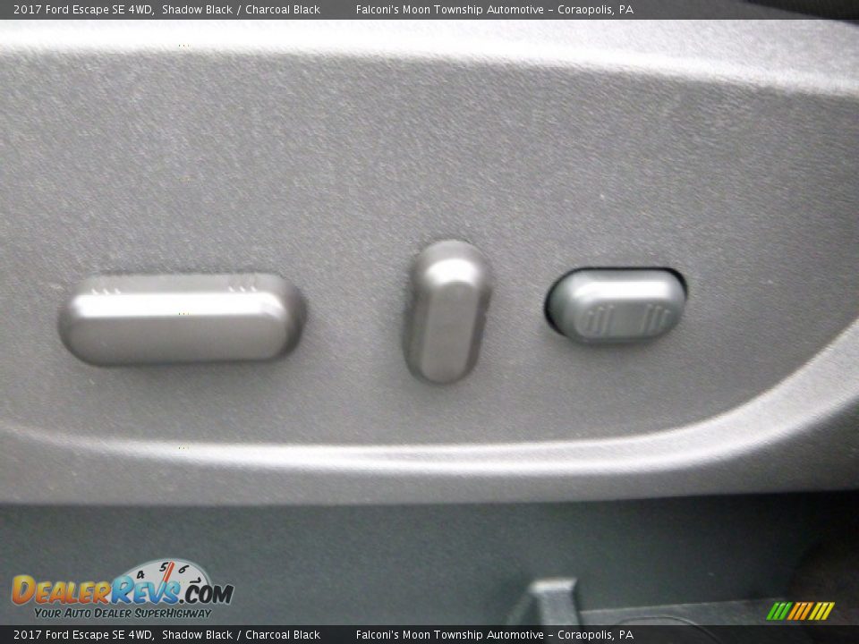2017 Ford Escape SE 4WD Shadow Black / Charcoal Black Photo #13