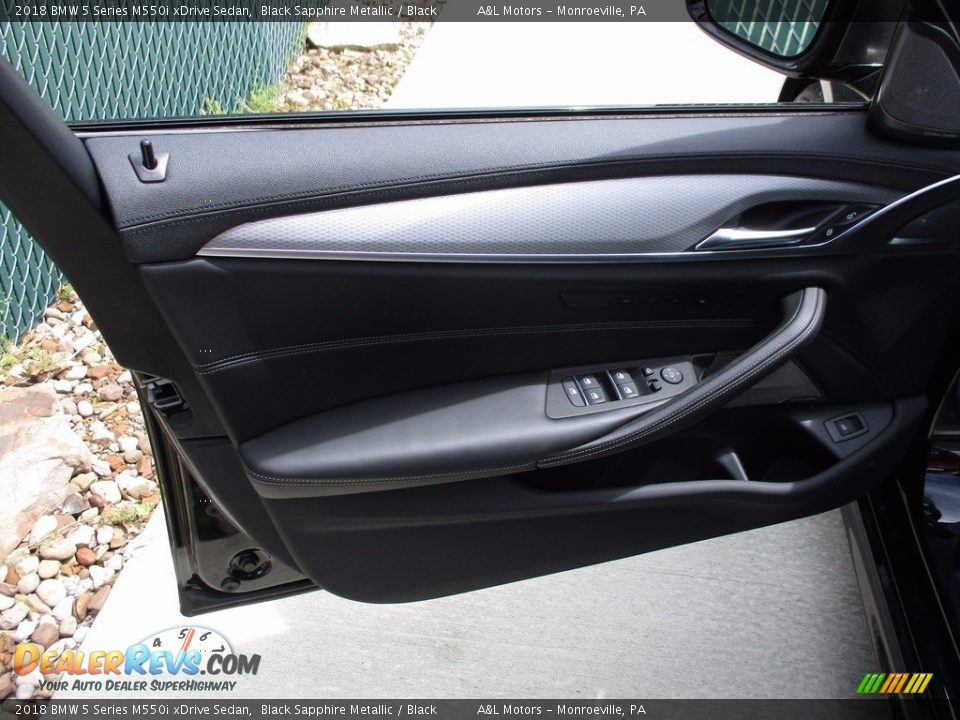 Door Panel of 2018 BMW 5 Series M550i xDrive Sedan Photo #10