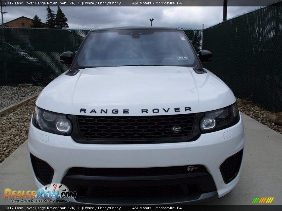 2017 Land Rover Range Rover Sport SVR Fuji White / Ebony/Ebony Photo #7