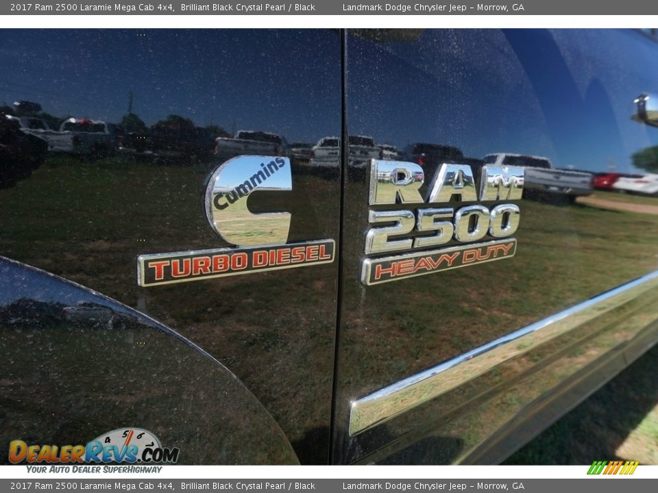 2017 Ram 2500 Laramie Mega Cab 4x4 Brilliant Black Crystal Pearl / Black Photo #6