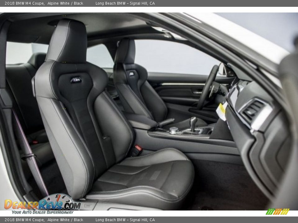 Black Interior - 2018 BMW M4 Coupe Photo #2