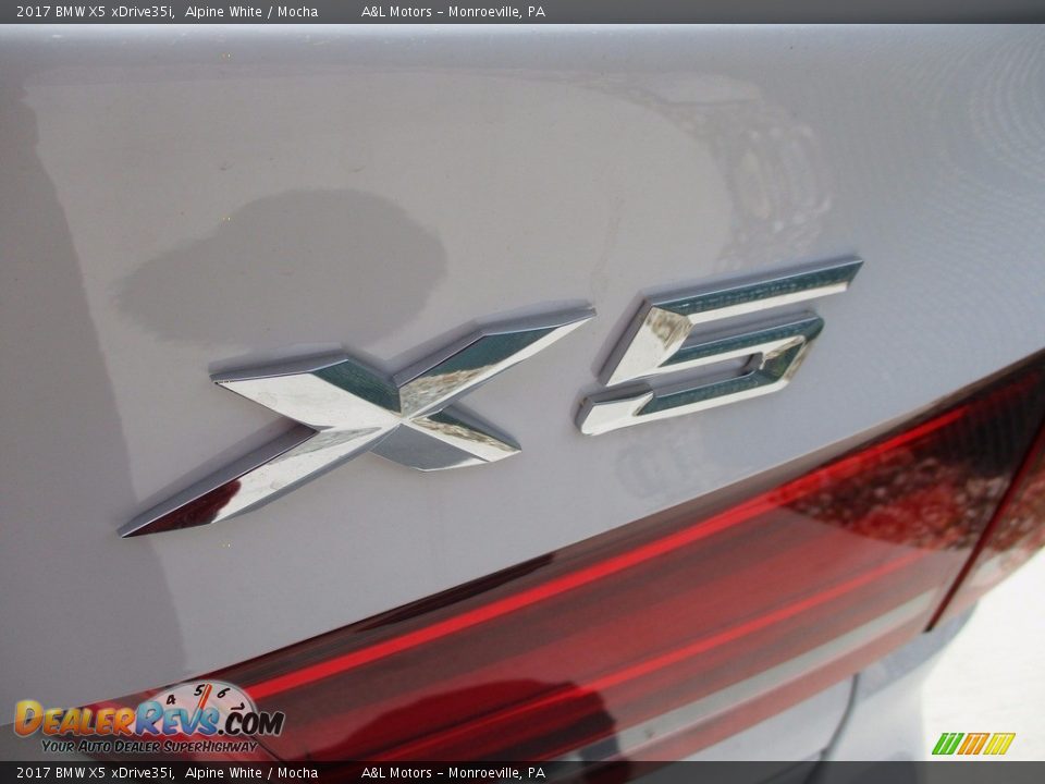 2017 BMW X5 xDrive35i Alpine White / Mocha Photo #8