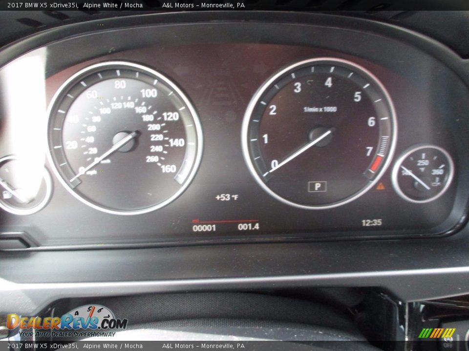 2017 BMW X5 xDrive35i Alpine White / Mocha Photo #20