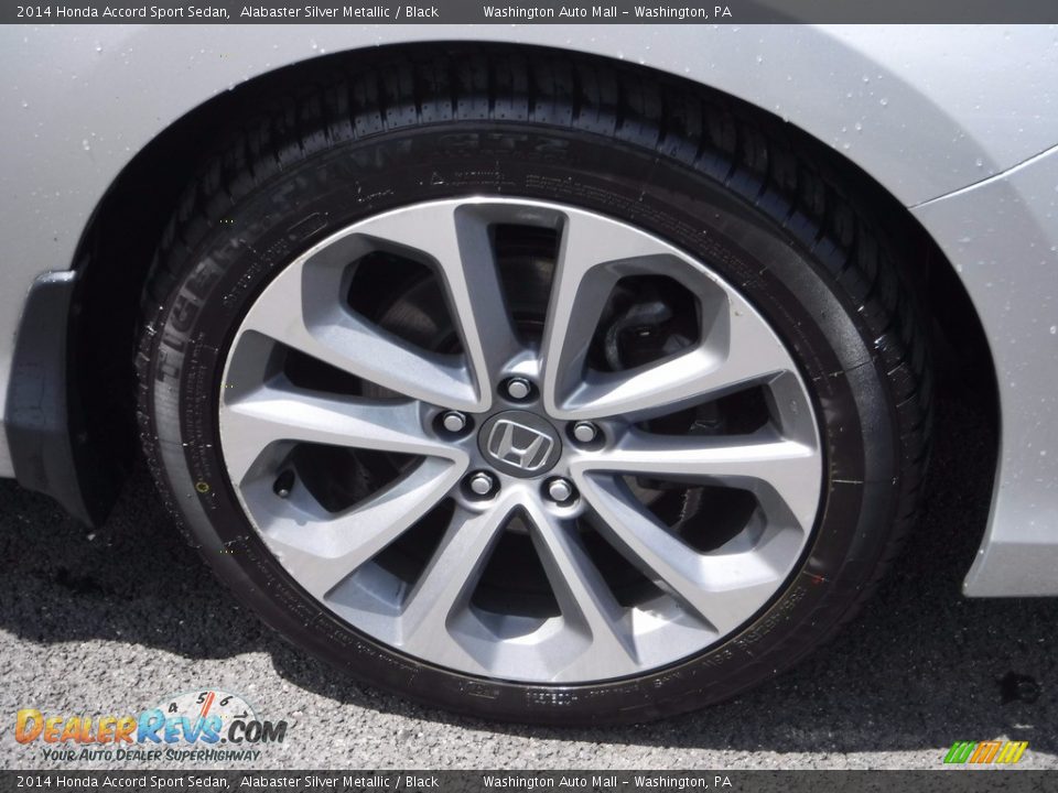 2014 Honda Accord Sport Sedan Alabaster Silver Metallic / Black Photo #5