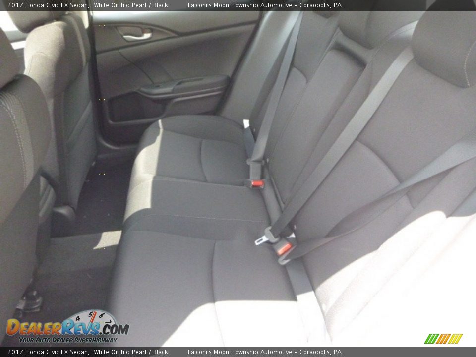 2017 Honda Civic EX Sedan White Orchid Pearl / Black Photo #10