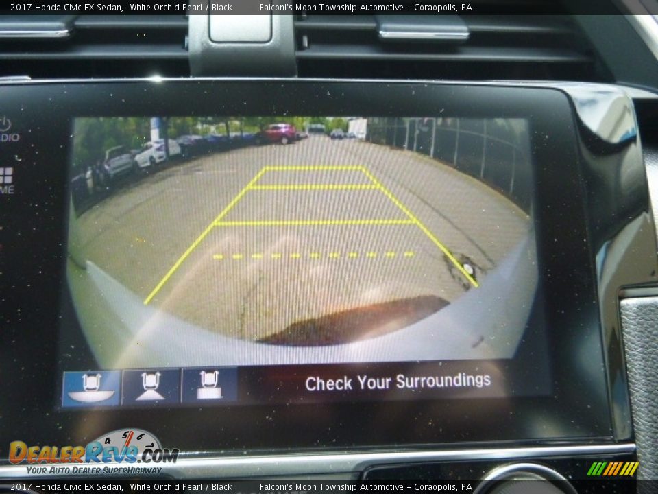 2017 Honda Civic EX Sedan White Orchid Pearl / Black Photo #15