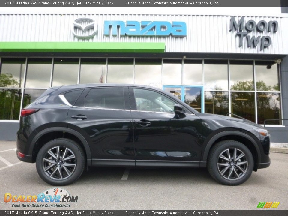 2017 Mazda CX-5 Grand Touring AWD Jet Black Mica / Black Photo #1