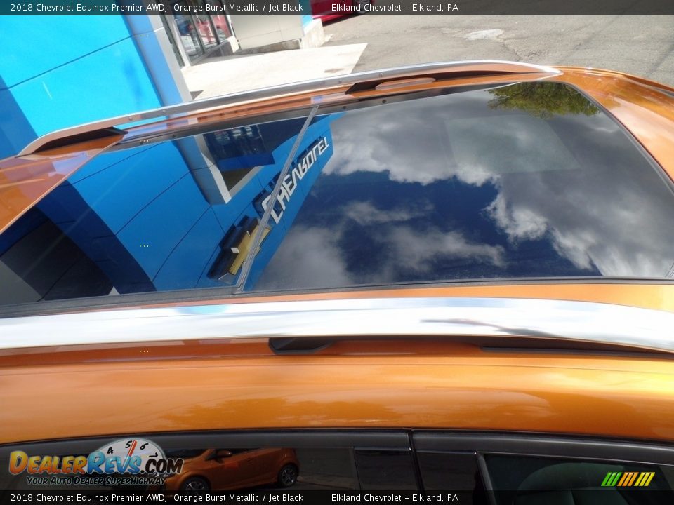 2018 Chevrolet Equinox Premier AWD Orange Burst Metallic / Jet Black Photo #12