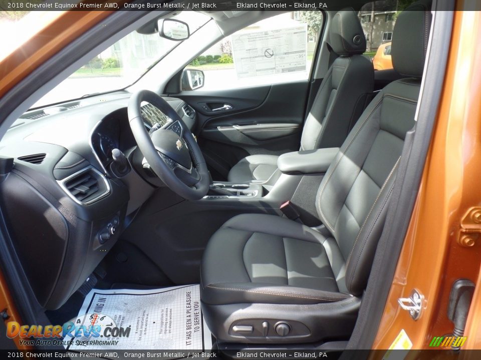 Jet Black Interior - 2018 Chevrolet Equinox Premier AWD Photo #18