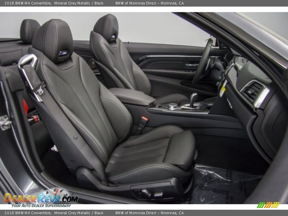 Black Interior - 2018 BMW M4 Convertible Photo #2