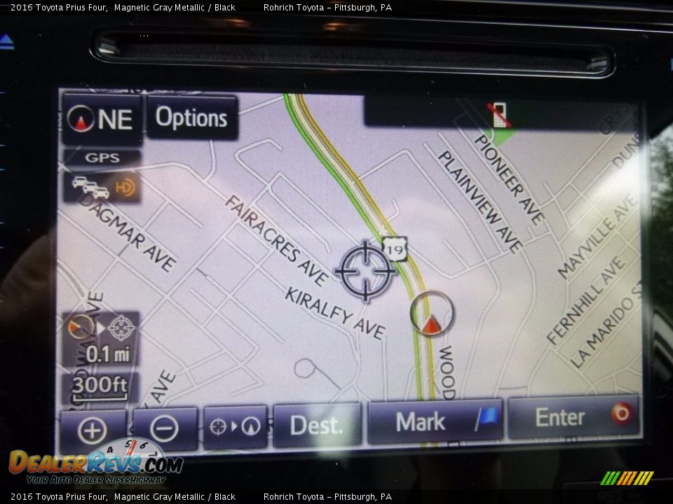 2016 Toyota Prius Four Magnetic Gray Metallic / Black Photo #9