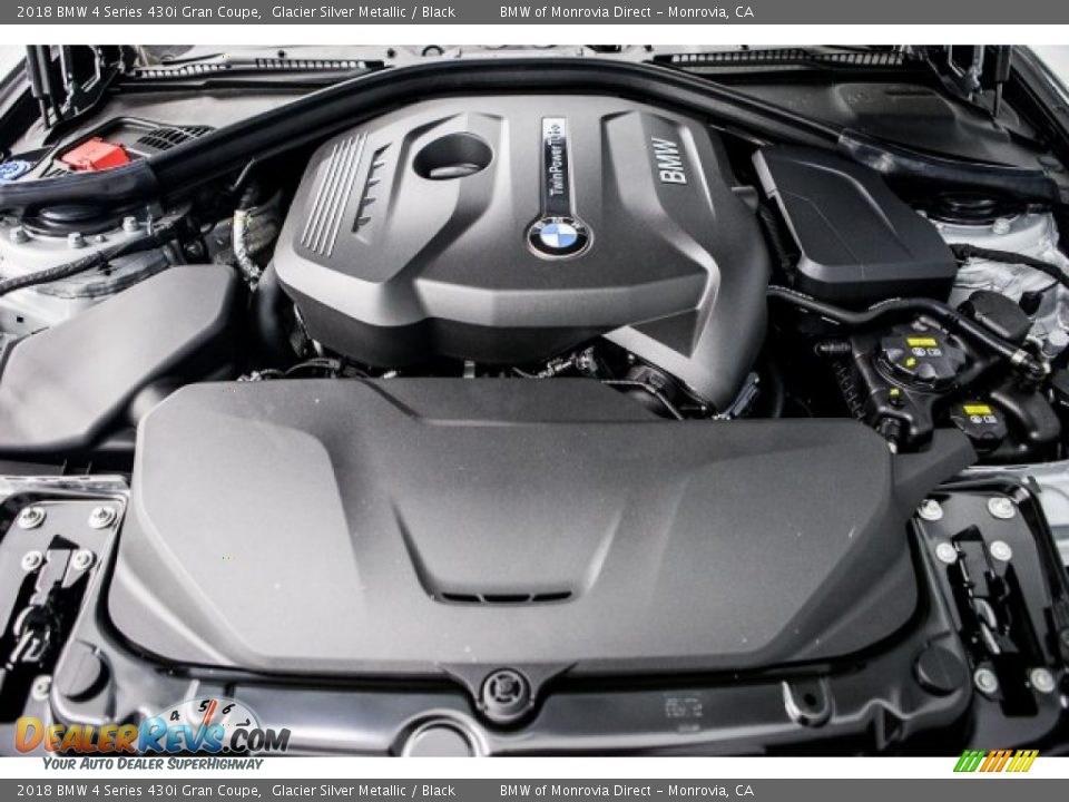 2018 BMW 4 Series 430i Gran Coupe 2.0 Liter DI TwinPower Turbocharged DOHC 16-Valve VVT 4 Cylinder Engine Photo #8