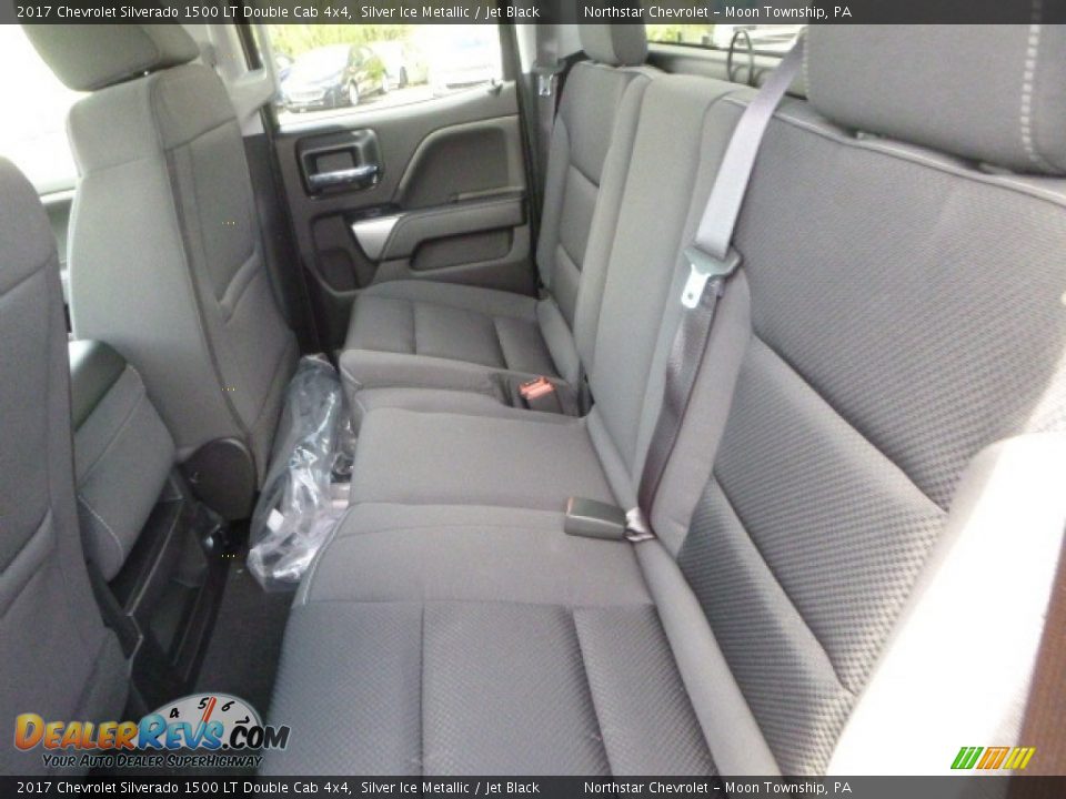 2017 Chevrolet Silverado 1500 LT Double Cab 4x4 Silver Ice Metallic / Jet Black Photo #12